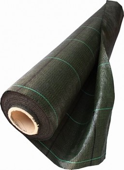 Tkaná PP textilie černá 162cm x 100m 100g/m2