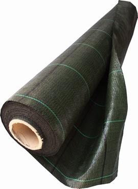 Tkaná školkařská textilie černá 100g/m2 role 162cm x 100m